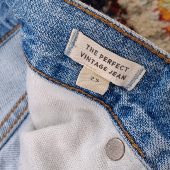 Madewell Light Blue perfect vintage Straight Leg Jeans - Picture 5 of 9